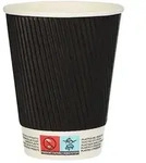 Starpak 500 Trinkbecher, Pappe "To Go" 0,3 l &Oslash; 9 cm &middot; 11 cm Ripple Wall