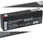 Q-Batteries 12LS-2.1 12 V 2,1 Ah AGM Bleiakku VdS G117034
