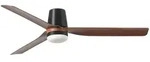 Faro DC Deckenventilator Punt Tub Schwarz-Nussbaum mit LED 130