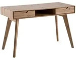 KADIMA DESIGN Schreibtisch 120x55x77 cm Eiche Dekor mit Stauraum, Design...