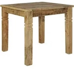 KADIMA DESIGN Esszimmertisch WL5.077 Braun 80 x 80 x 76 cm Mango Massivholz,...