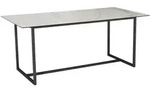 KADIMA DESIGN Esszimmertisch 180x90x76 cm Keramik Glas Esstisch Wei&szlig;...
