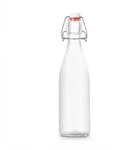 Relaxdays Flaschen zum Bef&uuml;llen, 6er Set, 500 ml, B&uuml;gelverschluss, Glasflasche f&uuml;r