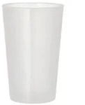 Starpak 144 Mehrweg-Trinkbecher PP 0,5 l &Oslash; 9,2 cm &middot; 13,9 cm transluzent extra