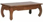 KADIMA DESIGN Couchtisch Massiv-Holz Sheesham 110 cm breit Wohnzimmer-Tisch...