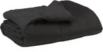 vidaXL Sommerdecke Gepolstert Anthrazit 200 x 240 cm Mikrofaser