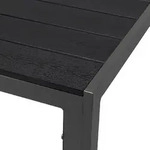 INDA-Exclusiv Gartentisch Aluminium WPC anthrazit / schwarz 160x90cm