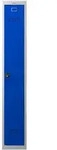 Phoenix PL1130GBC Schlie&szlig;fach Locker Grau - 1 Spind 1 blauer T&uuml;r -