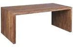 KADIMA DESIGN Schreibtisch BOHA Massiv-Holz Sheesham Computertisch 180 cm breit