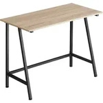 tectake Schreibtisch ton 100x50x77cm Industrial Holz Hell, Eiche Sonoma
