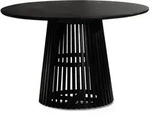KADIMA DESIGN Esszimmertisch 120x120x77 cm Mango Massivholz Schwarz Esstisch...