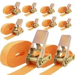 Baumarktplus 10x Profi Ratschen Spanngurt Spanngurte Zurrgurt 1-tlg 6m 0,8t 0,8to 800
