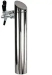 Schanks&auml;ule / Zapfs&auml;ule Modell Tower, matt geb&uuml;rstet, 2-leitig