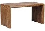 KADIMA DESIGN Schreibtisch BOHA Massiv-Holz Sheesham Computertisch 160 cm breit