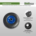 Baumarktplus Sackkarrenrad PU-Rad 260x85 mm 3.00-4 75 mm zentrierte Nabe &Oslash; 20 mm
