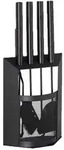 Relaxdays Kaminbesteck, 5-teilige Kamingarnitur mit Schaufel, Besen, Haken, Zange &