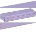 Rhodiarama Stiftebox aus Kunstleder, 21x5,5x3cm - Schwertlilie 318879C