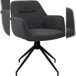 CLP Esszimmerstuhl Merlinda Cord Cord HBT: 85x58x60 cm dunkelgrau