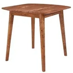 KADIMA DESIGN Esszimmertisch WL5.571 Sheesham 80x78x80 cm Massivholz Tisch,...