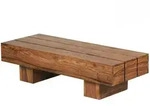 KADIMA DESIGN Couchtisch Massiv-Holz Sheesham 120cm breit Design...