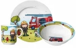 Ritzenhoff & Breker FEUERWEHRMANN BERNIE Kindergeschirr Set 3-teilig