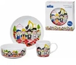 Van Well Kindergeschirr Set 3-teilig Baustelle