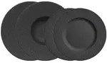 Villeroy & Boch Manufacture Rock Teller-Set 4-teilig schwarz