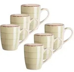 M&Auml;SER Kaffeebecher 38 cl, 6-er Set, Lumaca, OLIVGR&Uuml;N