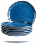 M&Auml;SER Dessertteller 22 cm, 6-er Set, K&Ouml;NIGSBLAU postsicher, Serie CORDELIA