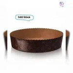 Blanc HYGIENIC Papier-Backformen rund gro&szlig;, 540 St&uuml;ck, 185x45mm, Backofen...