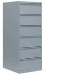 L&uuml;llmann&reg; Karteischrank, 6 Schubladen, zweibahnig, 1320 x 530 x 620 mm,...