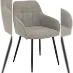CLP Esszimmerstuhl Fergus Stoff Stoff HBT: 85x57x60 cm taupe