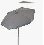 Merxx Schirm, &Oslash; 180 cm, 38 mm Rohr, grau