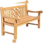 CLP Teakbank Florida teak/150 cm