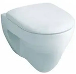 RENOVA Nr. 1 Flachsp&uuml;l-WC wandh&auml;ngend, 6 l wei&szlig; KeraTect