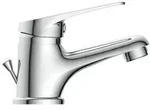 SPEED Waschtischarmatur mit Zugstange, Wasserhahn Bad mit Ablaufgarnitur,