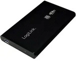 LogiLink Festplattengeh&auml;use 2,5" SATA USB 3.0 Aluminium schwarz (1er Faltschachtel)