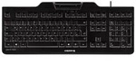 Cherry KC 1000 SC Tastatur mit Smart Card reader USB USA/Europ&auml;isch Schwarz