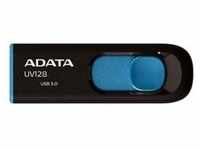 ADATA DashDrive UV128 USB-Flash-Laufwerk 64 GB USB 3.0, Schwarz, Blau