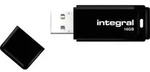 Integral USB 2.0-USB-Stick 16 GB Schwarz