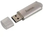 hama 108072 USB 2.0 Speicherstick FlashPen "Laeta", 128 GB, silber