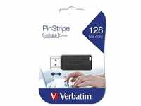 Verbatim USB 2.0 Stick PinStripe128 GB schwarz 49071