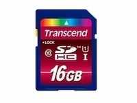 Transcend Flash-Speicherkarte 16 GB Class 10 SDHC UHS-I Memory Card