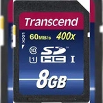 Transcend Premium 400 SDHC-Karte Industrial 8 GB Class 10, UHS-I TS8GSDU1