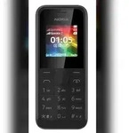 Nokia 105 3,68 cm (1.45") 69,6 g Schwarz Einsteigertelefon