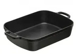 Le Creuset Bratreine rechteckig Schwarz