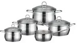ELO Topfset Platin 5 tlg., Edelstahl, induktionsgeeignet
