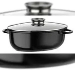 GSW Ovaler Br&auml;ter XL 38 x 25 cm Gourmet Ceramica Induktion, ca. 8,5 L,