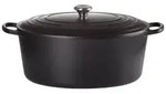 Le Creuset Signature Roaster round 30cm black Schwarz (21177300000430)