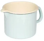 Riess Emaille Schnabeltopf &Oslash; 14 cm 1,7 l t&uuml;rkis pastell